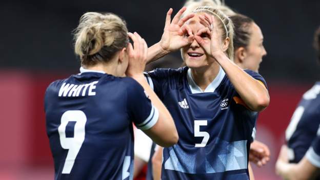 Tokyo Olympics Team Gb Footballers Begin With Win Over Chile Bbc Sport