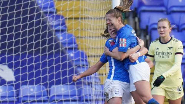 Women's Super League: Birmingham City upstage leaders Arsenal 2-0 to move off bottom of table thumbnail