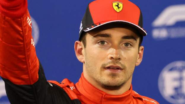 Bahrain Grand Prix: Charles Leclerc takes pole position