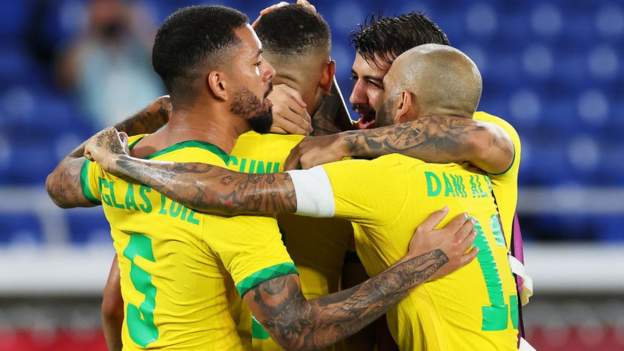 Tokyo Olympics: Brazil defend men's football title with win over Spain
