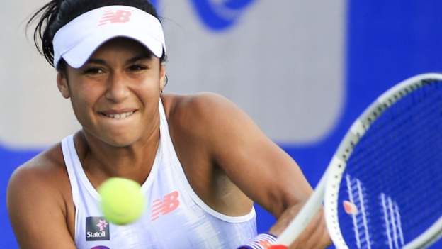 Heather Watson loses to Caroline Wozniacki in Hong Kong Open - BBC Sport