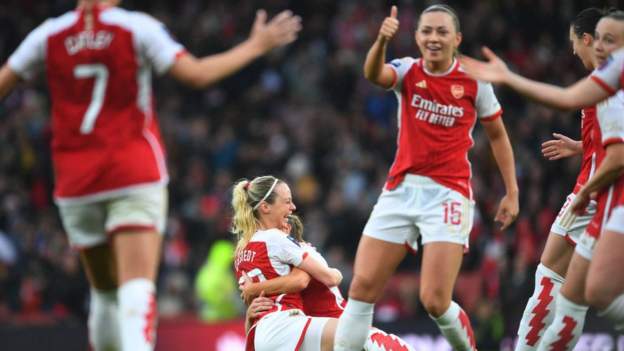 Arsenal 4-1 Chelsea: Gunners stun title rivals Chelsea in front of record WSL crowd