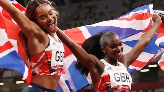 Tokyo Olympics: Great Britain win 4x100m relay silver and bronze