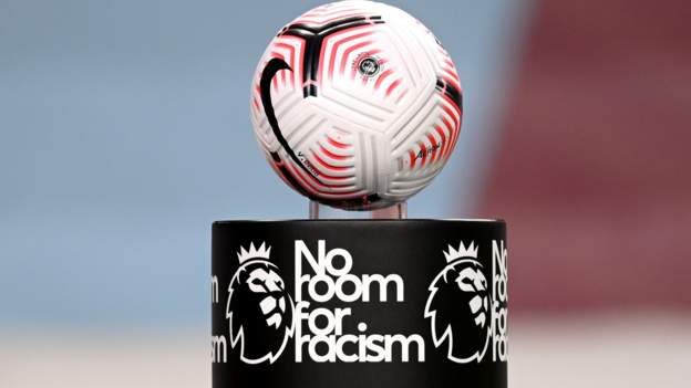 premier league no room for racism ball