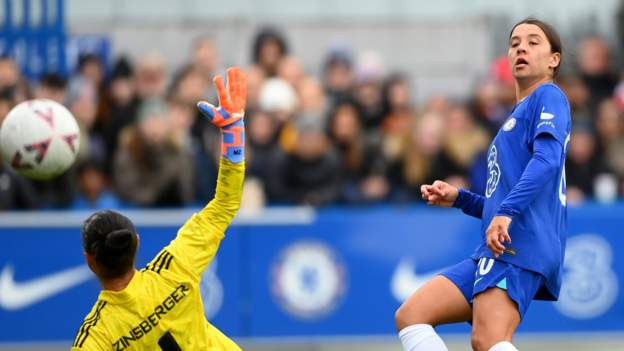Kerr scores in 100th game as Chelsea beat Arsenal