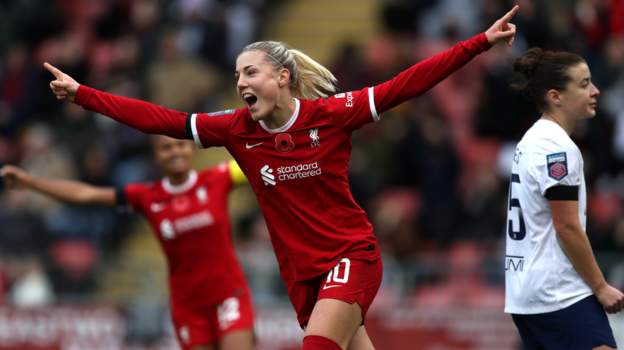 Tottenham 1-1 Liverpool: Sophie Roman Haug scores first Reds goal in draw