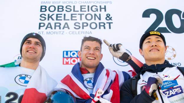 GB's Weston wins historic world skeleton title