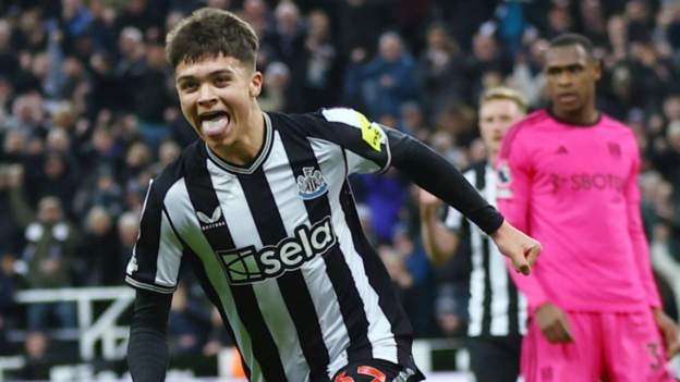 Newcastle United 3-0 Fulham: Lewis Miley sets Magpies record with first goal in Premier League win