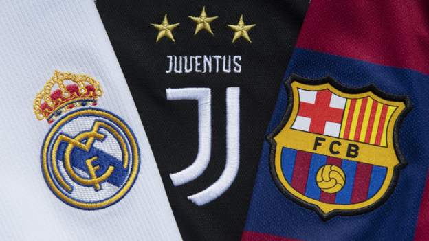 European Super League: Barcelona, Real Madrid and Juventus 'will continue with p..