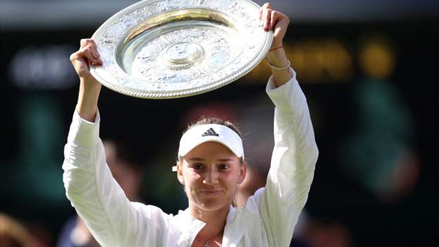 <div>Wimbledon: Elena Rybakina says she 'did not know' how to celebrate victory</div>