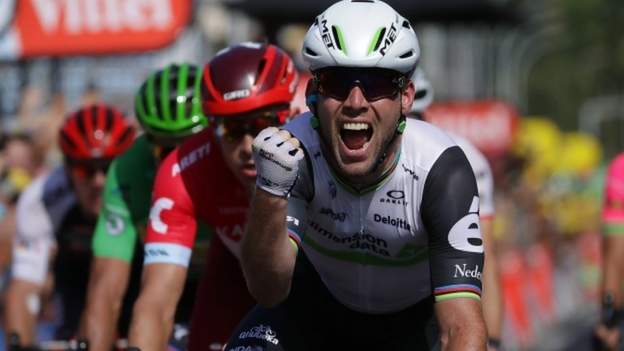 Tour de France: Mark Cavendish takes 29th stage win - BBC Sport