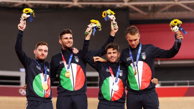 Tokyo Olympics: Italy break world record to win team pursuit gold