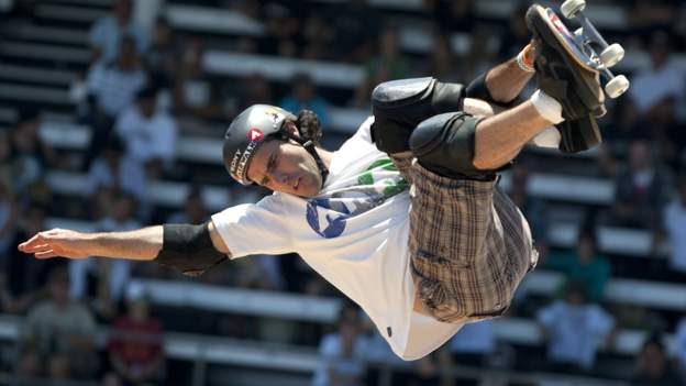 The 48-year-old skateboarder eyeing the Olympics