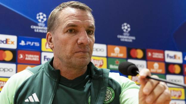 Lazio v Celtic: Champions League chances dictated by red cards - Brendan Rodgers