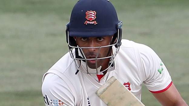 County Championship: Essex hitter Feroze Khushi reaches his first century against Kent