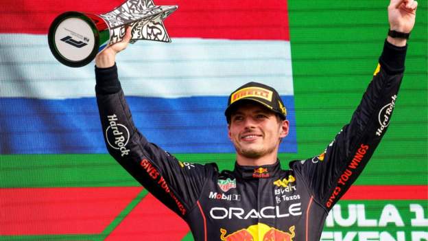 Dutch Grand Prix: Max Verstappen wins home race to extend title lead