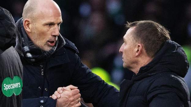 Celtic 2-1 Rangers: Brendan Rodgers hails win & Philippe Clement rues penalty call