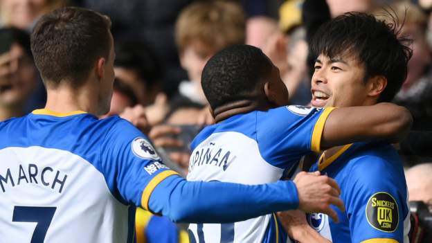 Brighton and Brentford draw six-goal thriller