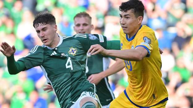 Euro 2024 qualifiers: Northern Ireland suffer sorry defeat at home to Kazakhstan - BBC Sport