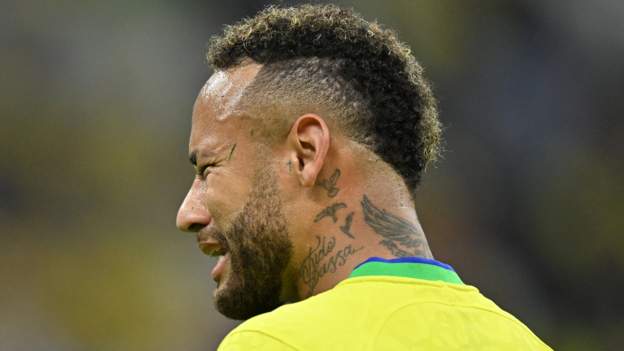 Neymar out of two World Cup games with ankle injury
