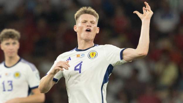 Euro 2024 qualifying: VAR confusion reigns as Scotland lose in Seville