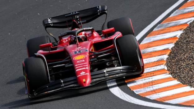 Dutch Grand Prix: Charles Leclerc leads Ferrari one-two in second practice