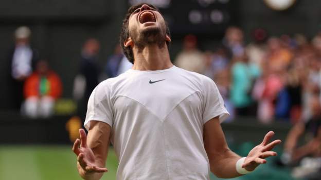 Alcaraz ends Djokovic dominance to win Wimbledon
