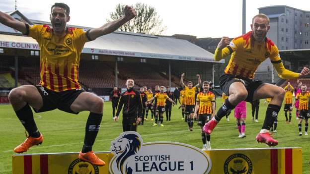 Scottish League 1: Partick Thistle Thrash Falkirk To Secure Title - BBC ...