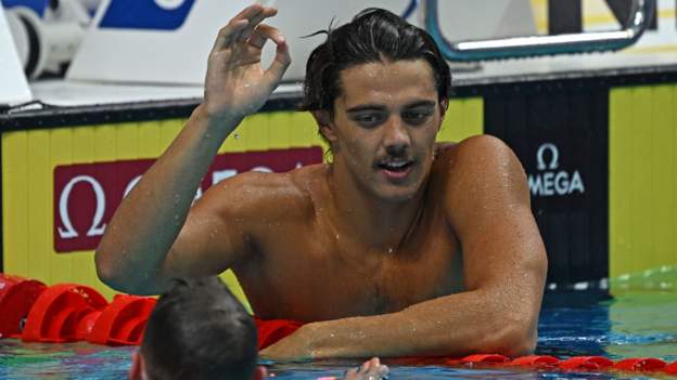 World Aquatics Championships: Thomas Ceccon breaks 100m backstroke world record