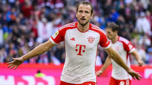 Harry Kane: England captain scores twice as Bayern Munich beat Augsburg