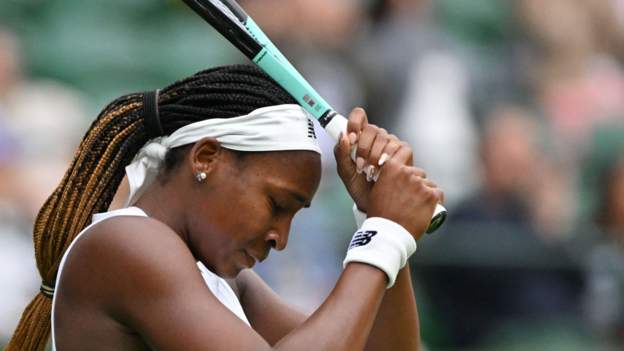 Gauff suffers shock exit on day one at Wimbledon