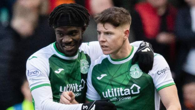 Late Nisbet stunner saves Hibs against Dundee Utd