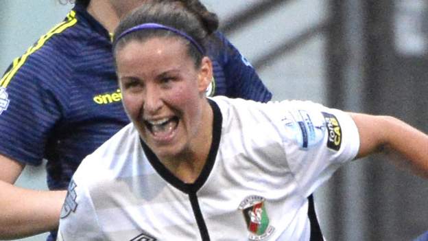 Women's League Cup: Glentoran Lift Trophy With Quickfire Double From 