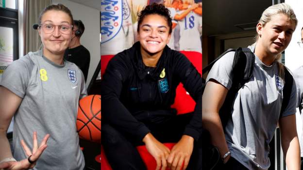 Euro 2022: Behind the scenes in England's camp