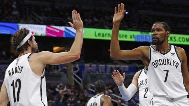 NBA: James Harden and Kevin Durant shine in latest Brooklyn Nets win