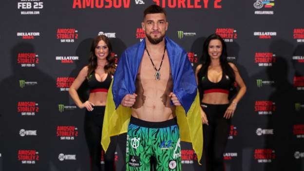 Amosov represents Ukraine at weigh-in