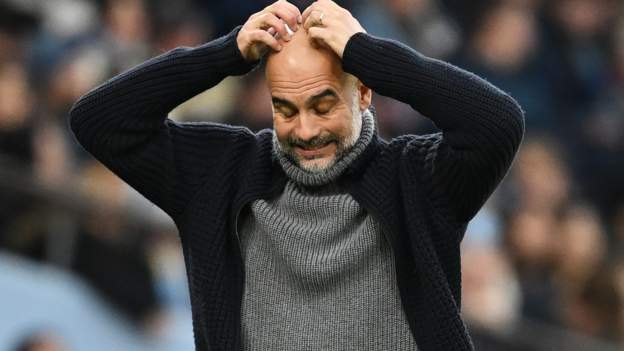 Pep Guardiola: Manchester City 'cannot blame bad luck' after draw