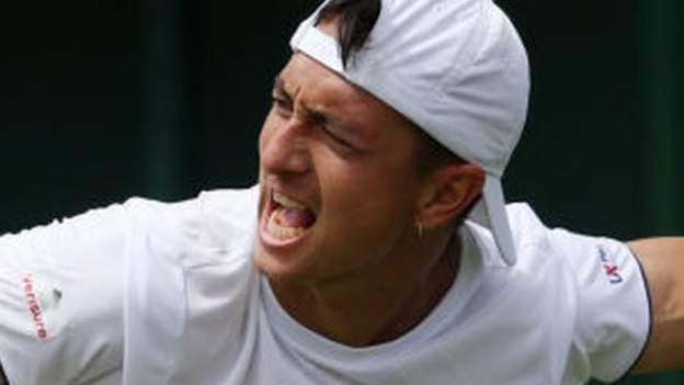 Wimbledon: Ryan Peniston wins on debut after overcoming childhood cancer
