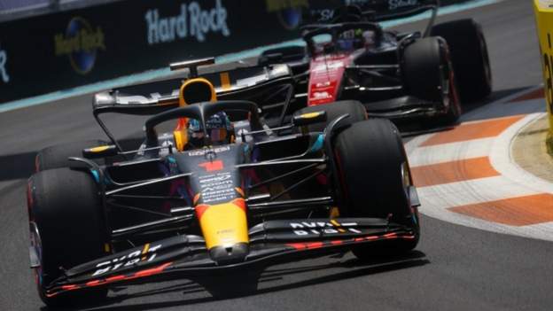 Miami Grand Prix: World champion Max Verstappen sets rapid pace in second practice