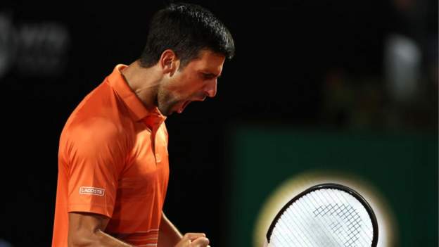 Italian Open: Novak Djokovic beats Stefanos Tsitsipas in Rome to