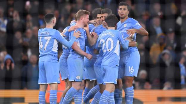 Man City 2-0 Brentford: Goals in each half enough as City swat aside brave Bees
