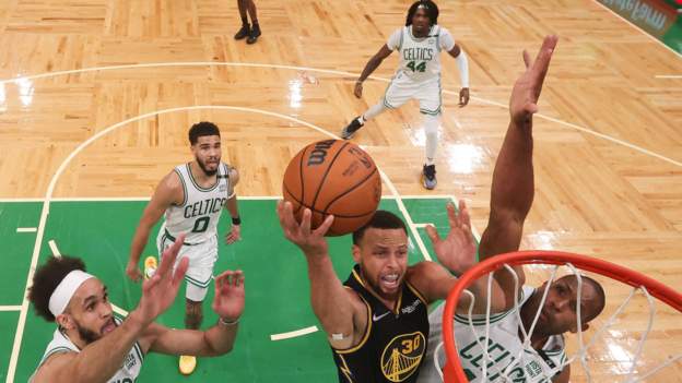 NBA Finals: Stephen Curry helps Golden State Warriors level series with Boston C..