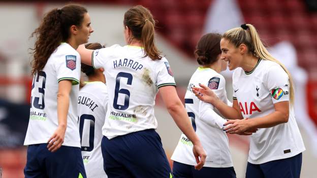 Spurs see off Lionesses to reach FA Cup fifth round