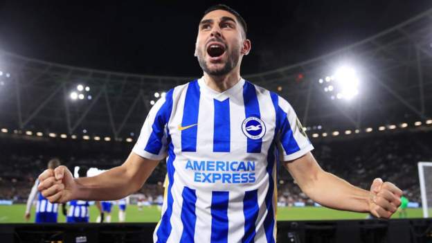 West Ham 1-1 Brighton: Neal Maupay scores late equaliser after early Tomas Soucek goal for the Hammers