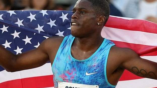 Christian Coleman breaks 60m indoor world record with time of 6.37 ...