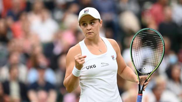 Wimbledon 2021: Ashleigh Barty beats Ajla Tomljanovic to reach semi-finals for f..