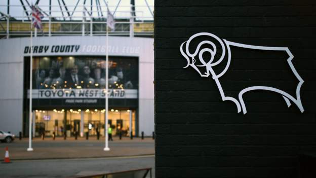 Derby County officially enter administration and are deducted 12 points