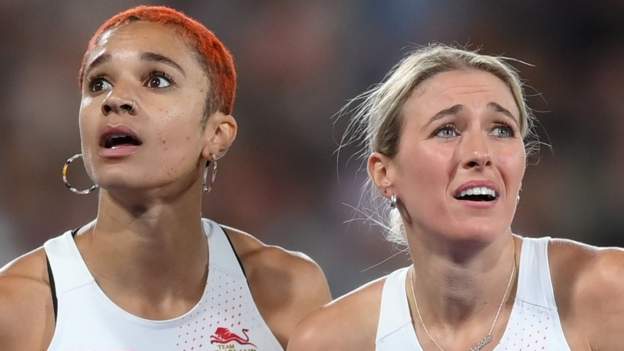 England denied relay gold by disqualification