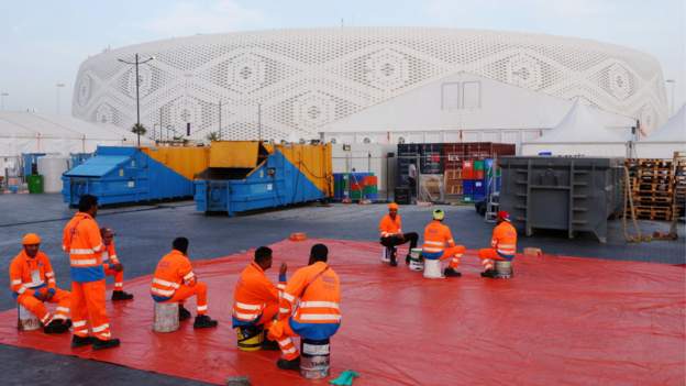 World Cup workers paid 'unlawful recruitment fees'