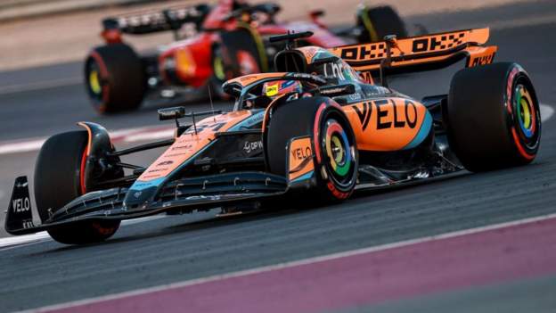 Piastri on sprint race pole, Verstappen third